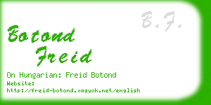 botond freid business card